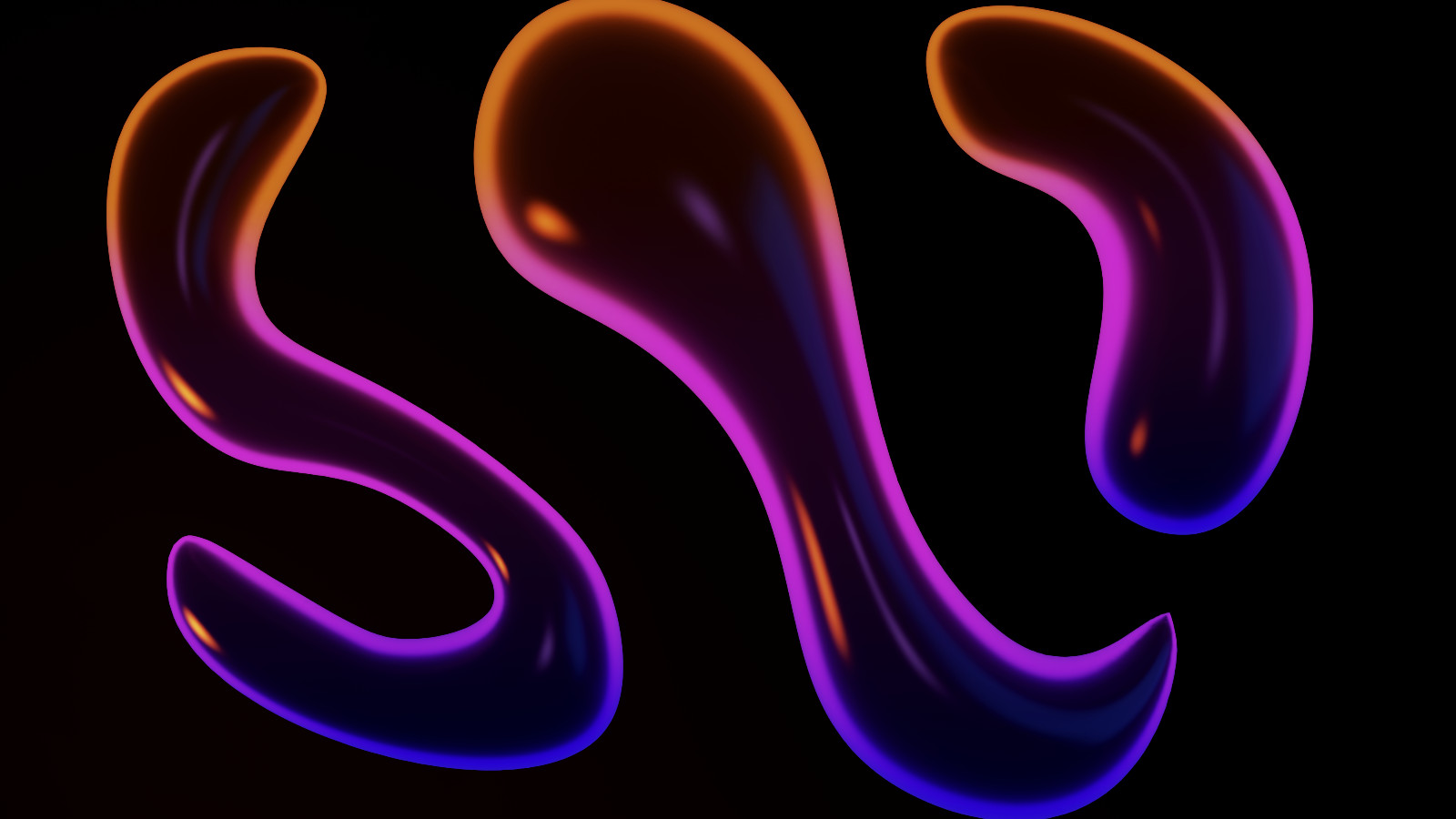 Blobs — 3D render
