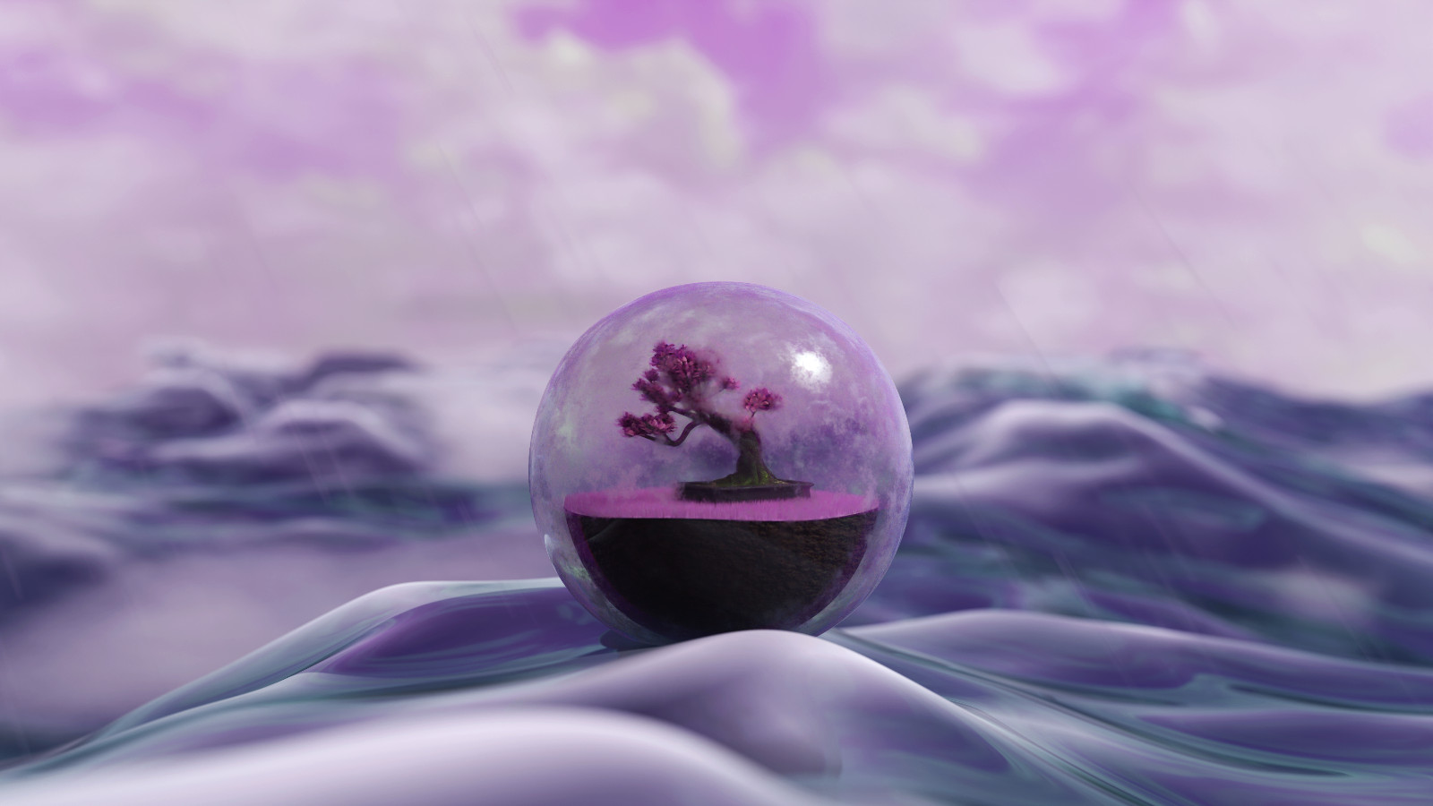 Bonsai Ball — 3D render